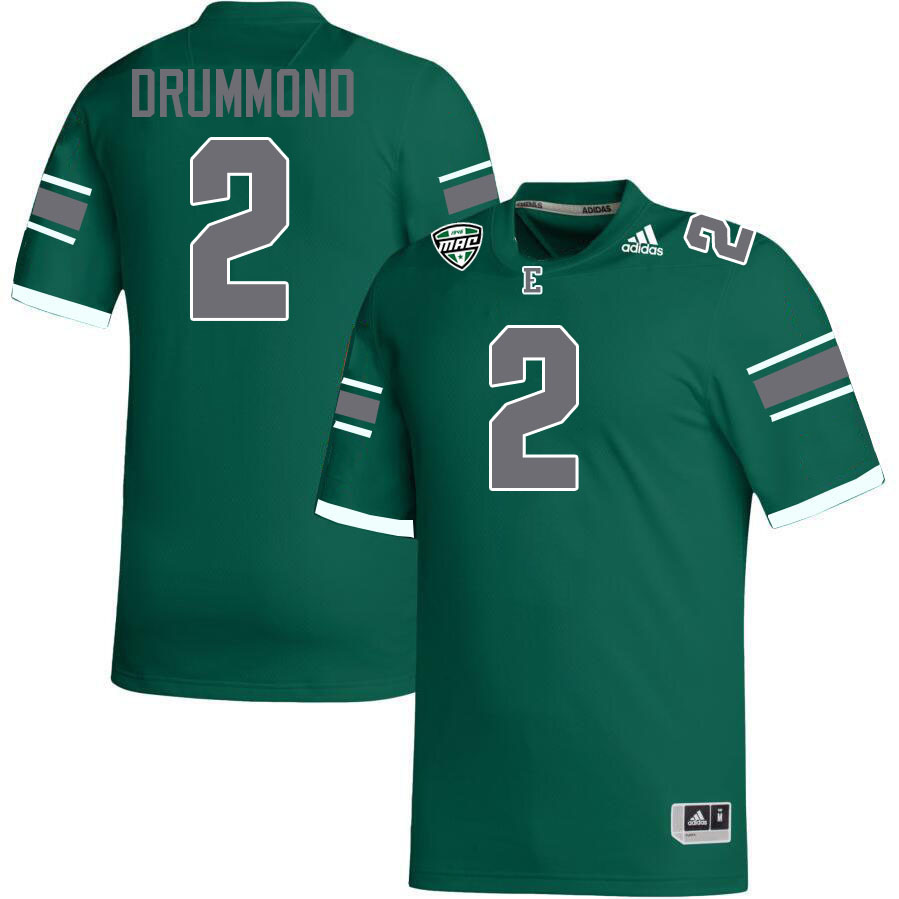 Dylan Drummond Eastern Michigan Jersey,Eastern Michigan University Eagles Football Jersey-Green